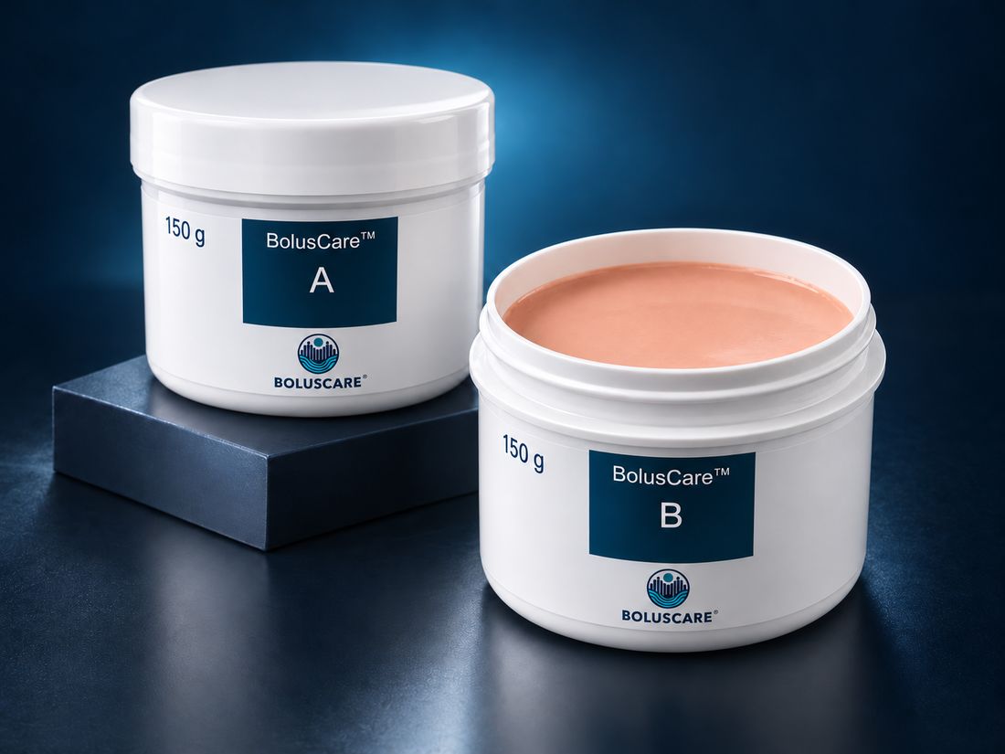 BolusCare 150g set, ready for further use